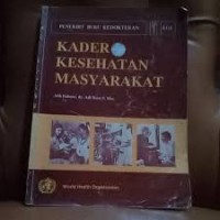 Kader Kesehatan Masyarakat