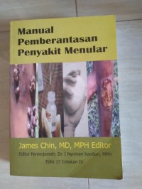 Manual Pemberantasan Penyakit Menular